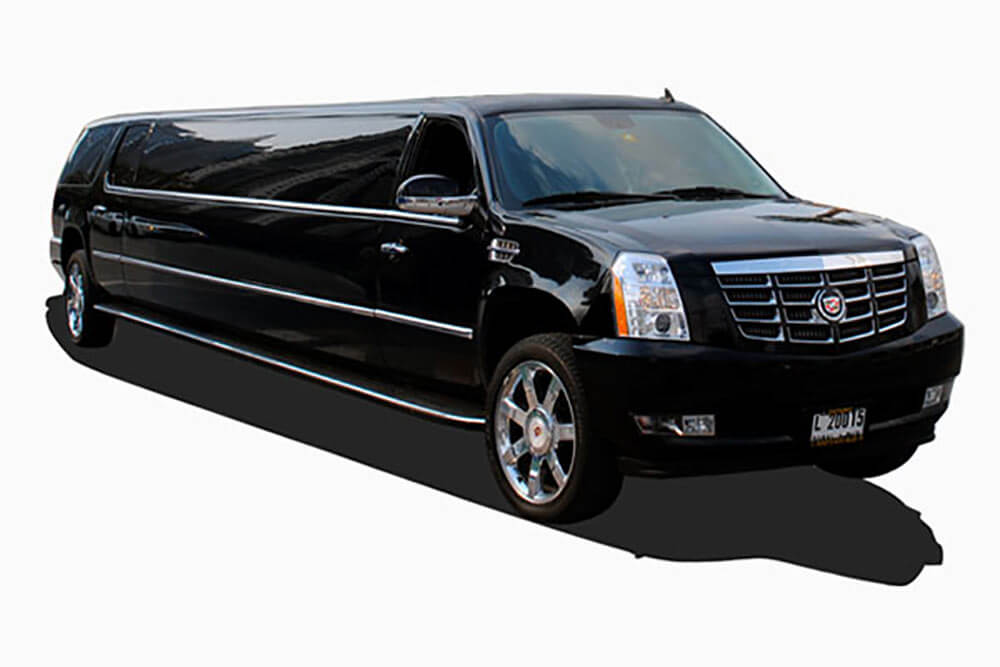 cadillac escalade black panther vip limo dubai