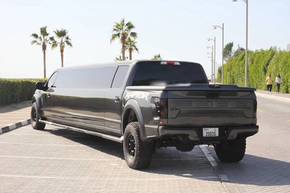 ford raptor vip limo dubai