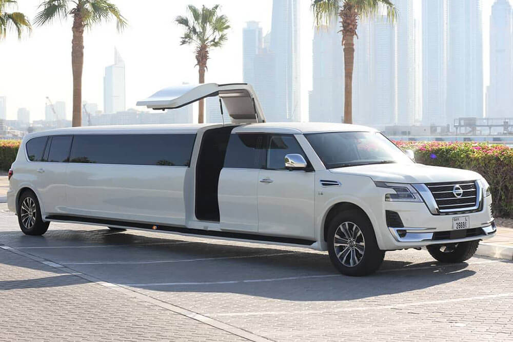 nissan patrol 2020 vip limo dubai