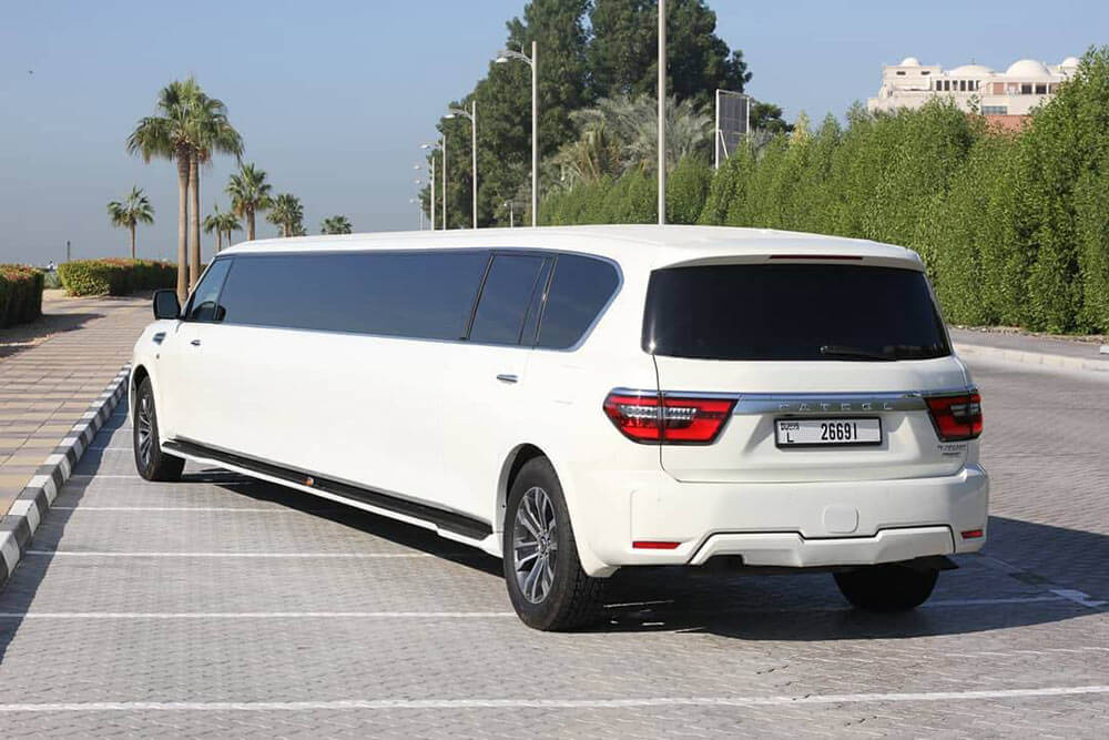 nissan patrol 2020 vip limo dubai