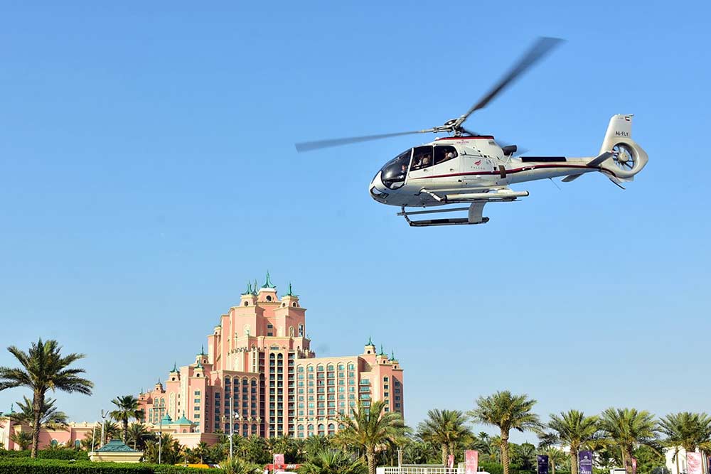 helicopter tour dubai