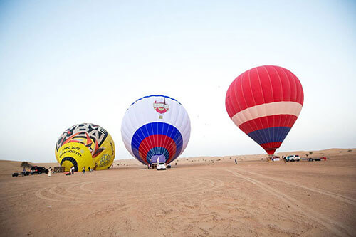 hot air baloon ride dubai