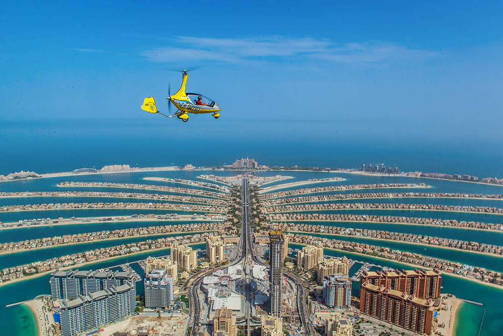 paramotor flight ride dubai
