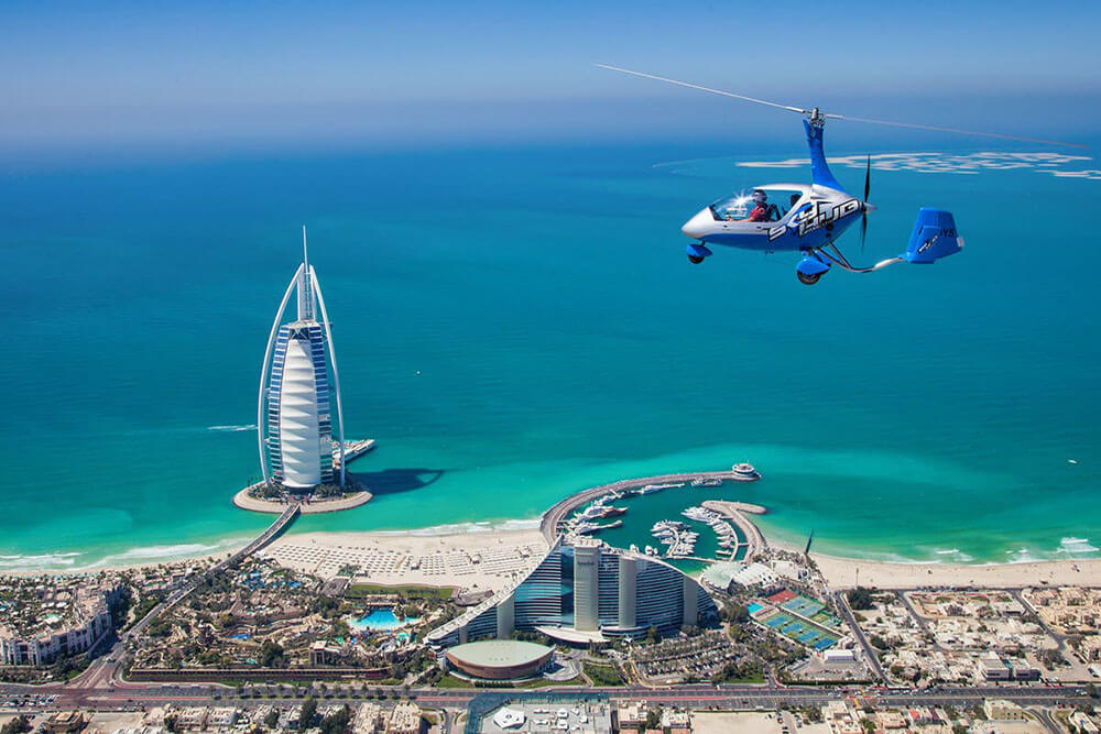 paramotor flight ride dubai