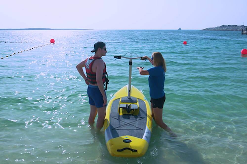 water step bike dubai