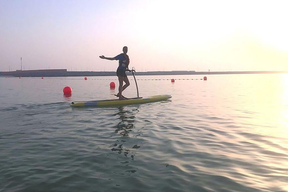 water step bike dubai